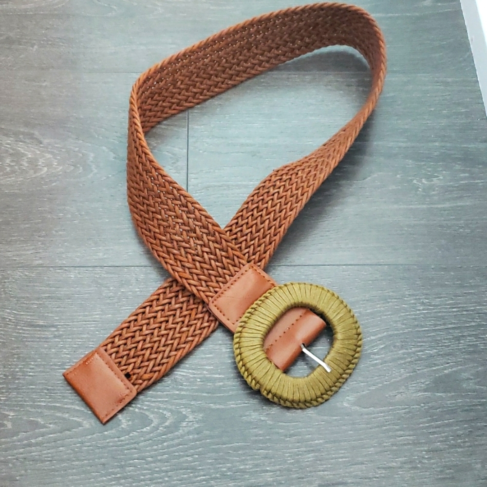 Brown Woven belt